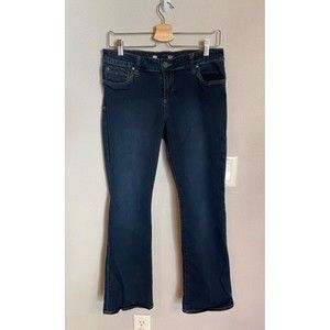 Kut from the Kloth Sz 8P Natalie High Rise Bootcut Jeans Dark Wash Inseam 30"